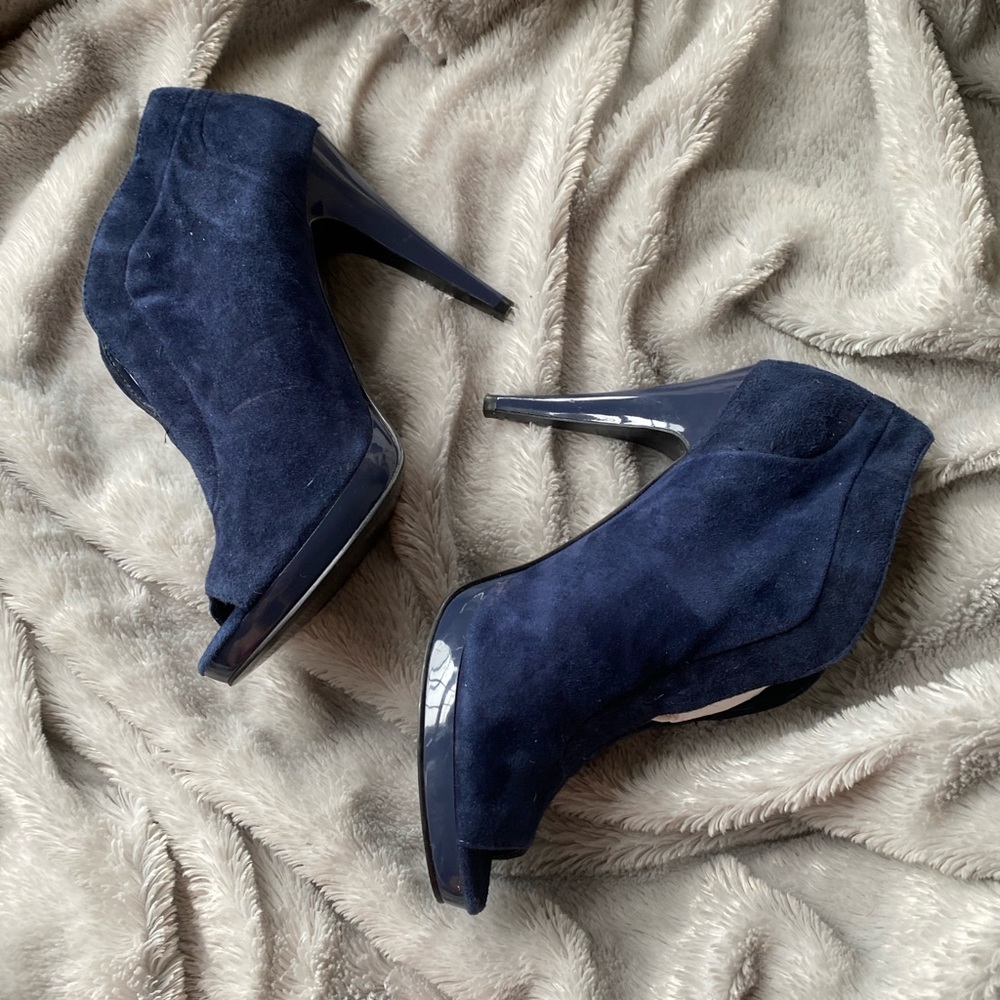Nine West blue Suede Heels